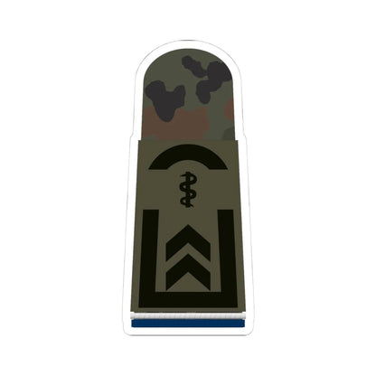 HA OS5 32 Oberfeldwebel SanOA San HM L (Military Rank) STICKER Vinyl Kiss-Cut Decal 4 Inch White - The Sticker Space