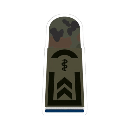 HA OS5 32 Oberfeldwebel SanOA San HM L (Military Rank) STICKER Vinyl Kiss-Cut Decal 6 Inch White - The Sticker Space