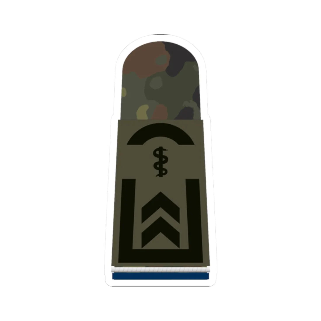 HA OS5 32 Oberfeldwebel SanOA San HM R (Military Rank) STICKER Vinyl Kiss-Cut Decal 2 Inch White - The Sticker Space