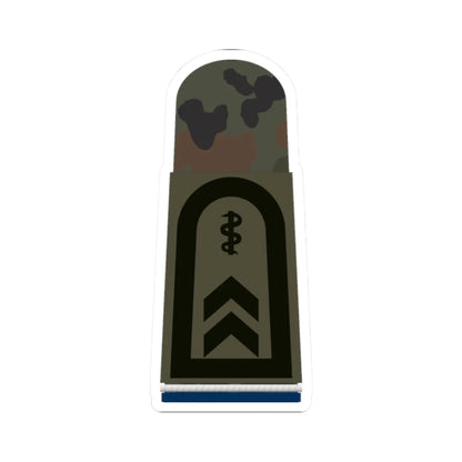 HA OS5 32 Oberfeldwebel SanOA San HMx L (Military Rank) STICKER Vinyl Kiss-Cut Decal 2 Inch White - The Sticker Space