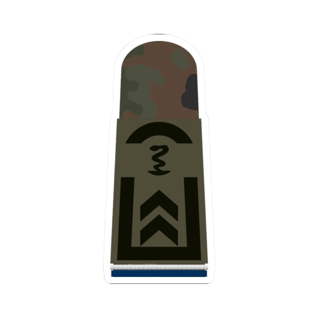 HA OS5 32 Oberfeldwebel SanOA San PH L (Germany) (Military Rank) STICKER Vinyl Kiss-Cut Decal 2 Inch White - The Sticker Space