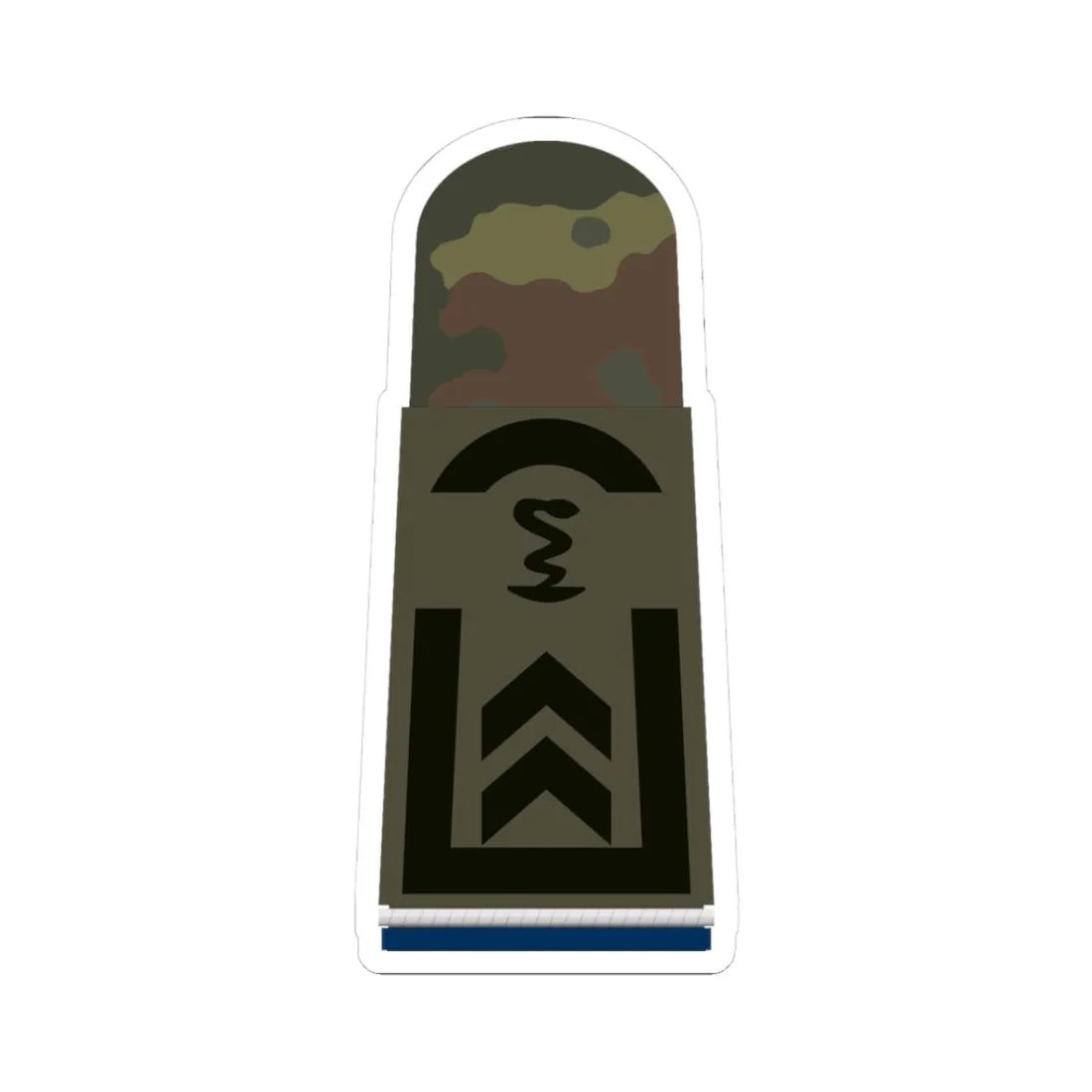 HA OS5 32 Oberfeldwebel SanOA San PH R (Military Rank) STICKER Vinyl Kiss-Cut Decal 3 Inch White - The Sticker Space