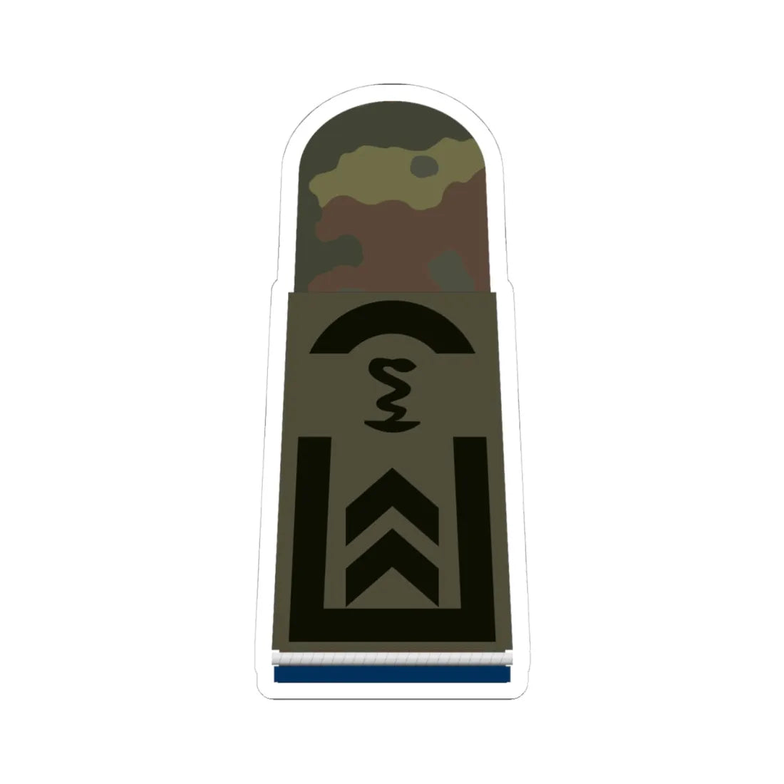 HA OS5 32 Oberfeldwebel SanOA San PH R (Military Rank) STICKER Vinyl Kiss-Cut Decal 4 Inch White - The Sticker Space