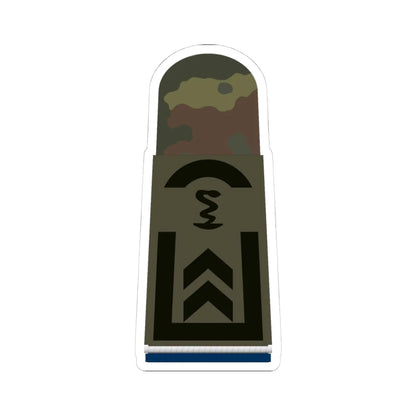 HA OS5 32 Oberfeldwebel SanOA San PH R (Military Rank) STICKER Vinyl Kiss-Cut Decal 4 Inch White - The Sticker Space