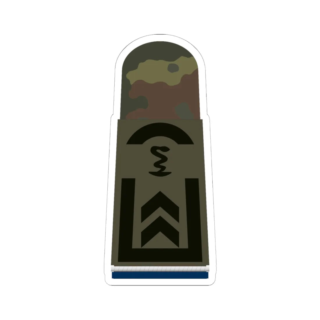 HA OS5 32 Oberfeldwebel SanOA San PH R (Military Rank) STICKER Vinyl Kiss-Cut Decal 6 Inch White - The Sticker Space