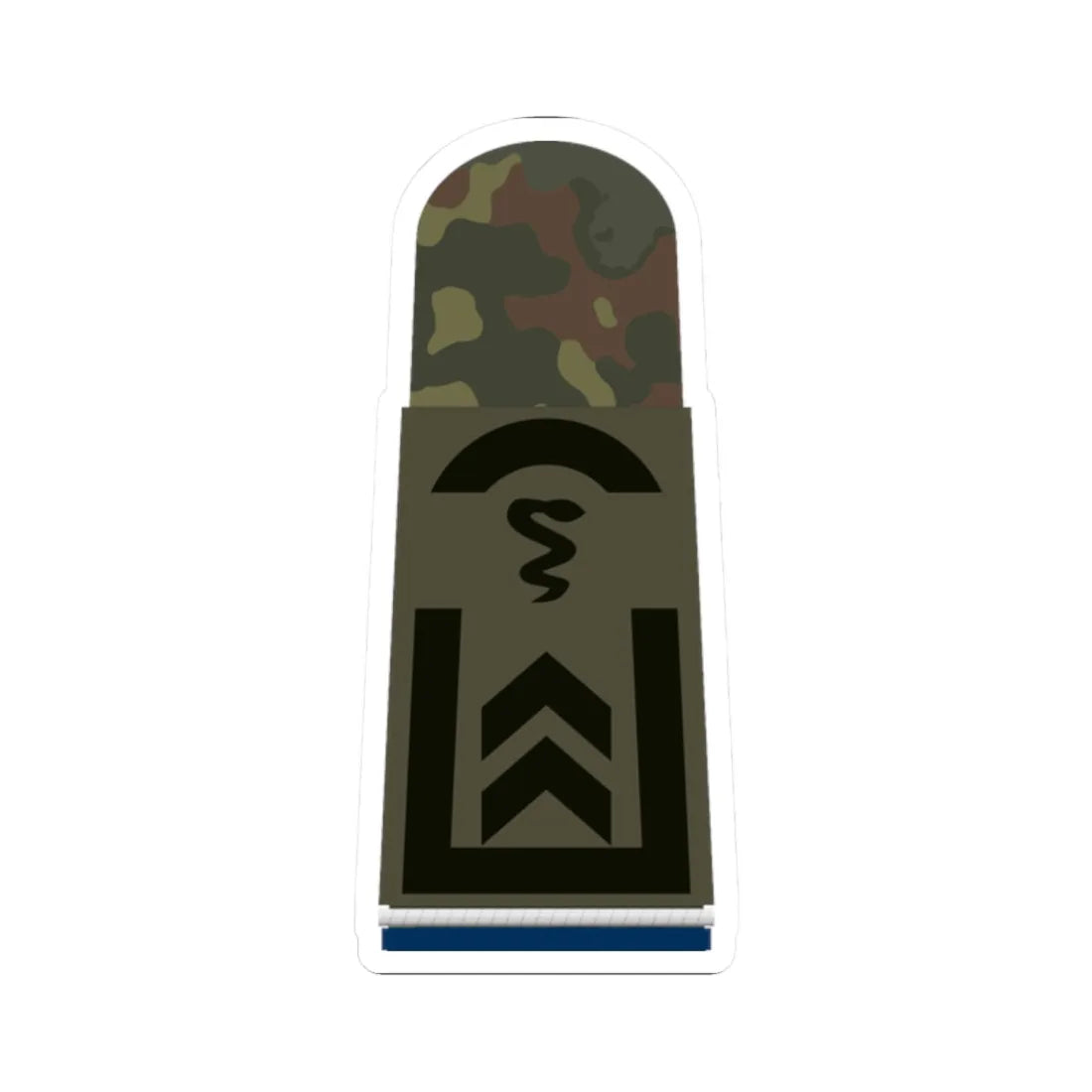 HA OS5 32 Oberfeldwebel SanOA San TM R (Germany) (Military Rank) STICKER Vinyl Kiss-Cut Decal 2 Inch White - The Sticker Space