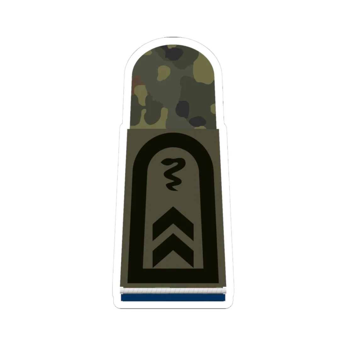 HA OS5 32 Oberfeldwebel SanOA San TMx L (Military Rank) STICKER Vinyl Kiss-Cut Decal 3 Inch White - The Sticker Space