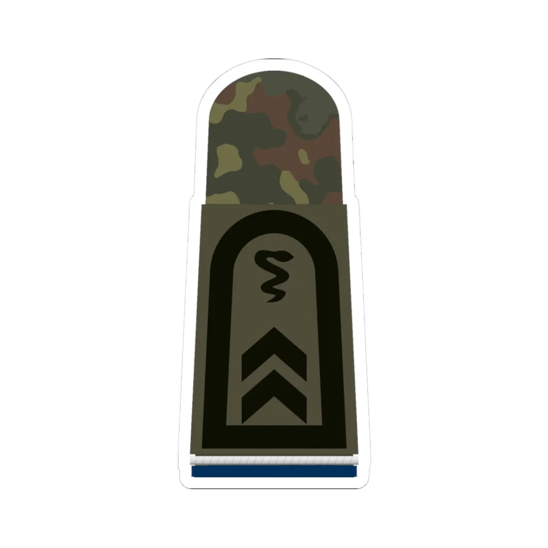 HA OS5 32 Oberfeldwebel SanOA San TMx R (Military Rank) STICKER Vinyl Kiss-Cut Decal 3 Inch White - The Sticker Space