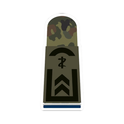 HA OS5 32 Oberfeldwebel SanOA San ZM L (Military Rank) STICKER Vinyl Kiss-Cut Decal 2 Inch White - The Sticker Space