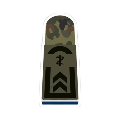 HA OS5 32 Oberfeldwebel SanOA San ZM L (Military Rank) STICKER Vinyl Kiss-Cut Decal 4 Inch White - The Sticker Space