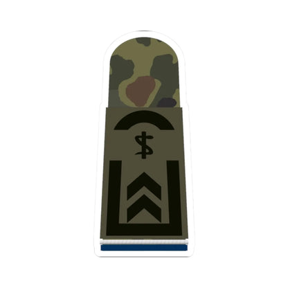 HA OS5 32 Oberfeldwebel SanOA San ZM R (Military Rank) STICKER Vinyl Kiss-Cut Decal 2 Inch White - The Sticker Space