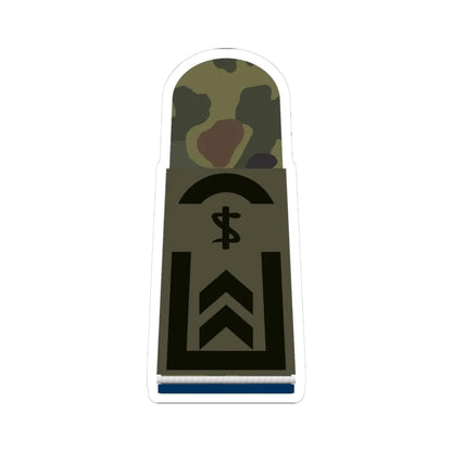 HA OS5 32 Oberfeldwebel SanOA San ZM R (Military Rank) STICKER Vinyl Kiss-Cut Decal 3 Inch White - The Sticker Space