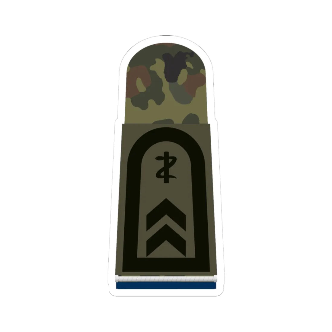 HA OS5 32 Oberfeldwebel SanOA San ZMx L (Germany) (Military Rank) STICKER Vinyl Kiss-Cut Decal 3 Inch White - The Sticker Space