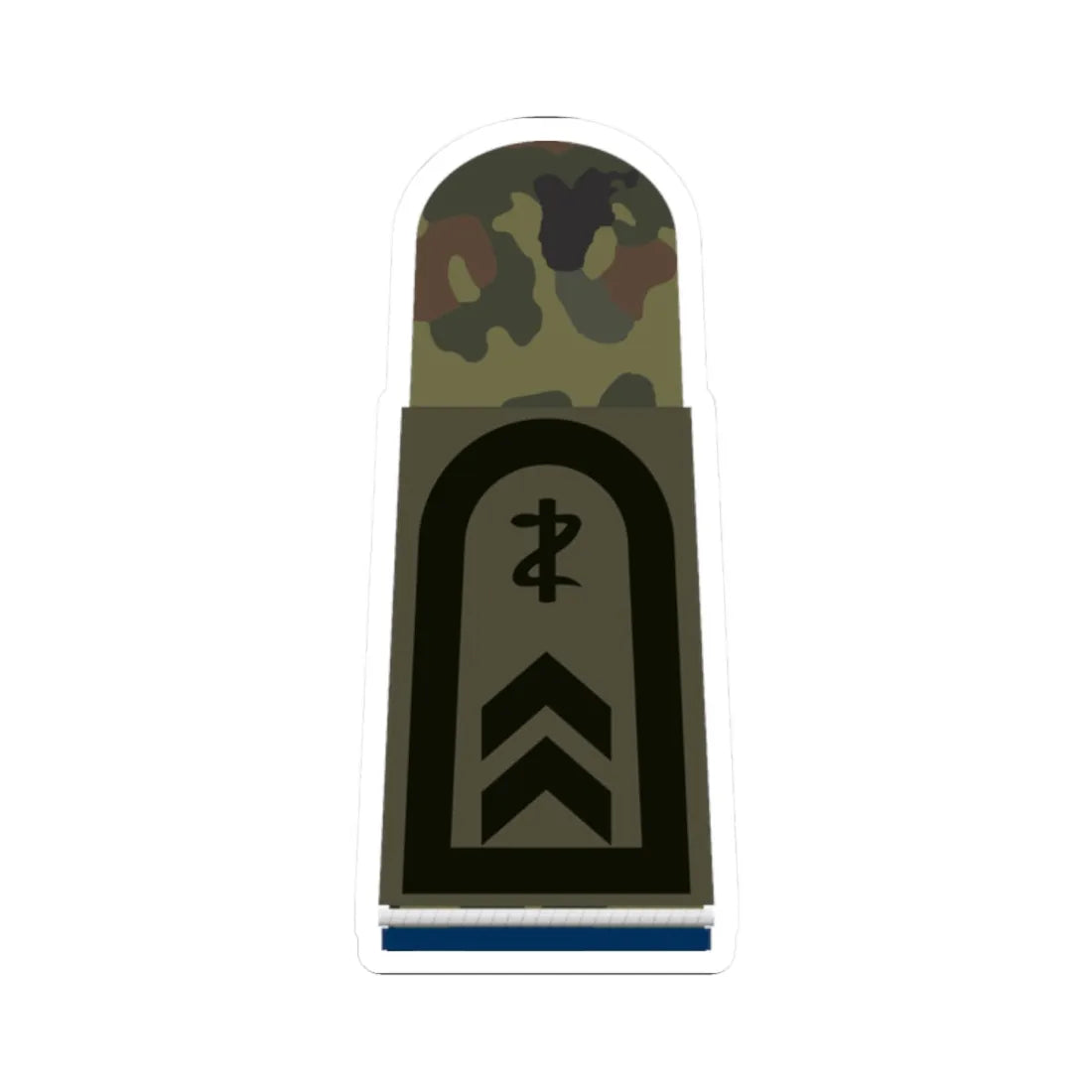 HA OS5 32 Oberfeldwebel SanOA San ZMx L (Military Rank) STICKER Vinyl Kiss-Cut Decal 2 Inch White - The Sticker Space