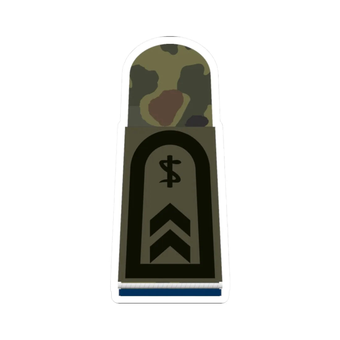 HA OS5 32 Oberfeldwebel SanOA San ZMx R (Military Rank) STICKER Vinyl Kiss-Cut Decal 2 Inch White - The Sticker Space