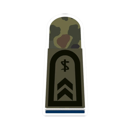 HA OS5 32 Oberfeldwebel SanOA San ZMx R (Military Rank) STICKER Vinyl Kiss-Cut Decal 2 Inch White - The Sticker Space