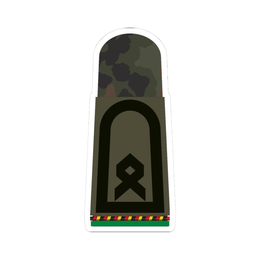 HA OS5 33 Hauptfeldwebel d.R. PzGren (Germany) (Military Rank) STICKER Vinyl Kiss-Cut Decal 3 Inch White - The Sticker Space