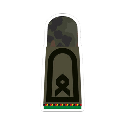HA OS5 33 Hauptfeldwebel d.R. PzGren (Germany) (Military Rank) STICKER Vinyl Kiss-Cut Decal 3 Inch White - The Sticker Space