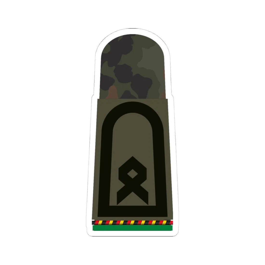 HA OS5 33 Hauptfeldwebel d.R. PzGren (Germany) (Military Rank) STICKER Vinyl Kiss-Cut Decal 4 Inch White - The Sticker Space