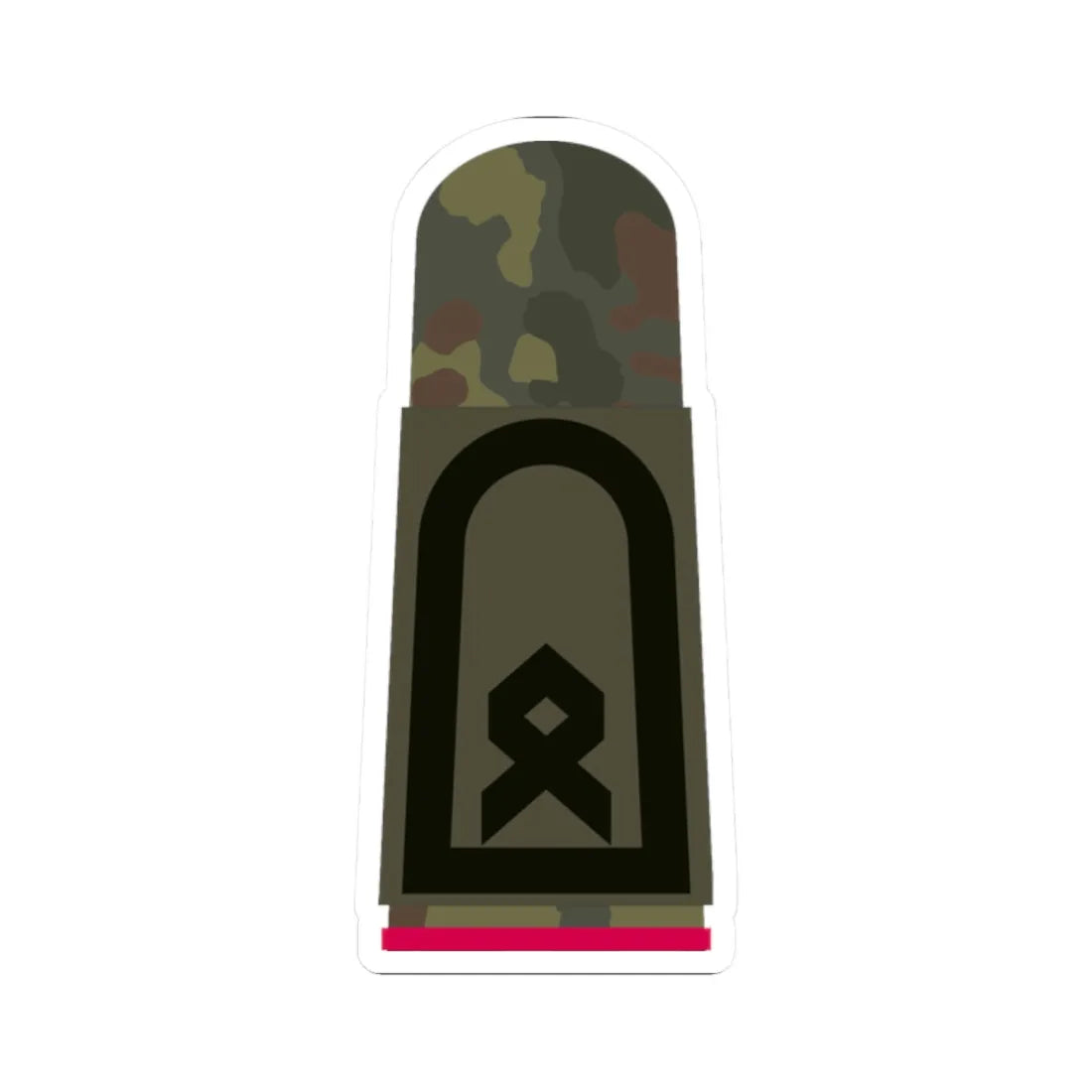 HA OS5 33 Hauptfeldwebel Pz (Germany) (Military Rank) STICKER Vinyl Kiss-Cut Decal 2 Inch White - The Sticker Space