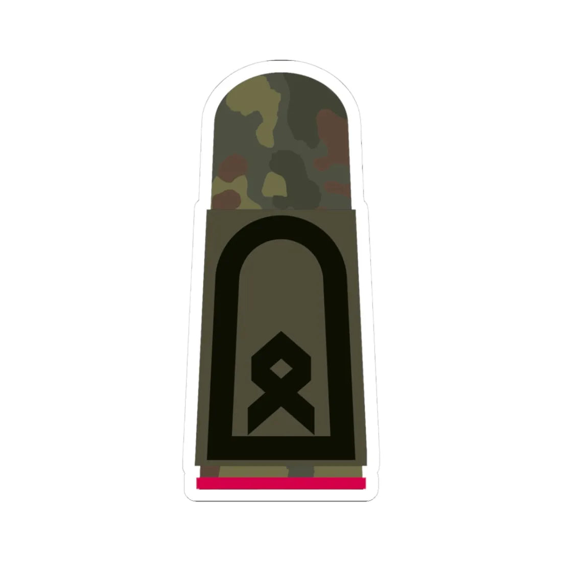 HA OS5 33 Hauptfeldwebel Pz (Germany) (Military Rank) STICKER Vinyl Kiss-Cut Decal 3 Inch White - The Sticker Space