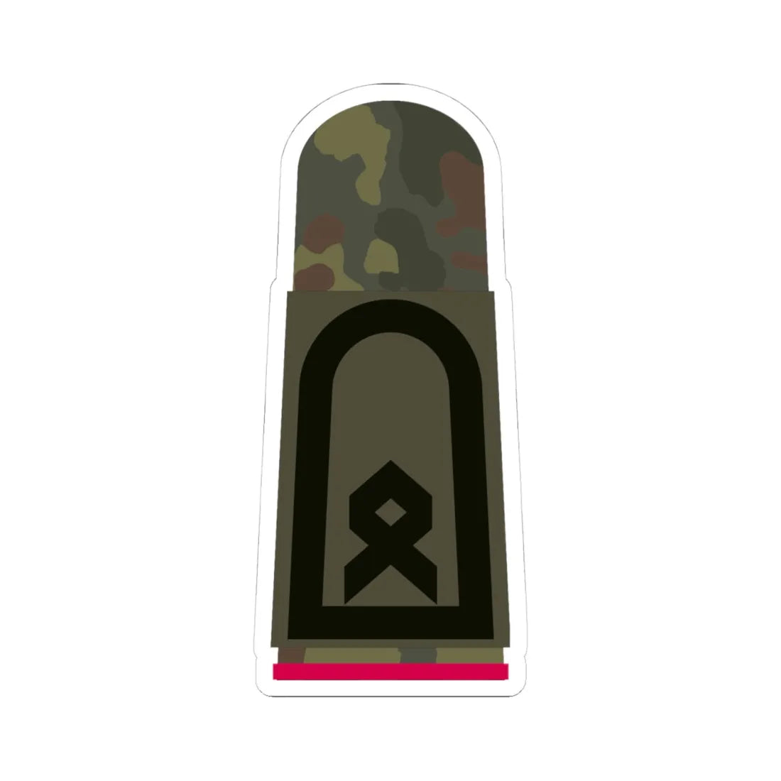 HA OS5 33 Hauptfeldwebel Pz (Germany) (Military Rank) STICKER Vinyl Kiss-Cut Decal 4 Inch White - The Sticker Space