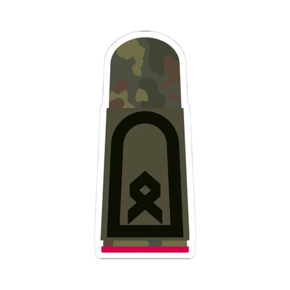 HA OS5 33 Hauptfeldwebel Pz (Germany) (Military Rank) STICKER Vinyl Kiss-Cut Decal 4 Inch White - The Sticker Space