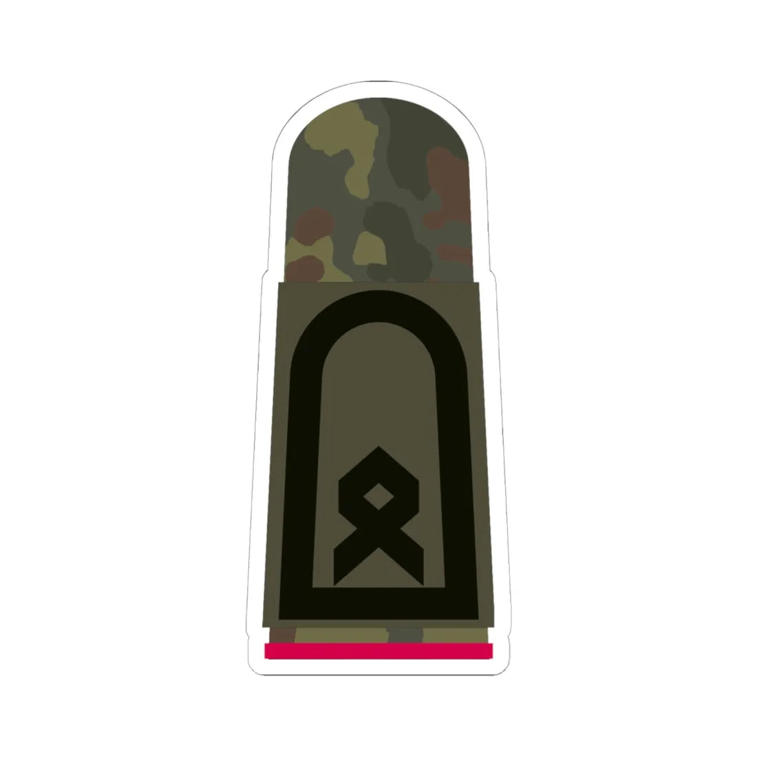 HA OS5 33 Hauptfeldwebel Pz (Germany) (Military Rank) STICKER Vinyl Kiss-Cut Decal 6 Inch White - The Sticker Space