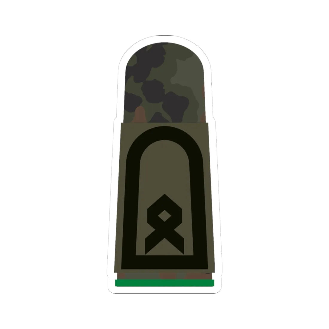 HA OS5 33 Hauptfeldwebel PzGren (Germany) (Military Rank) STICKER Vinyl Kiss-Cut Decal 3 Inch White - The Sticker Space