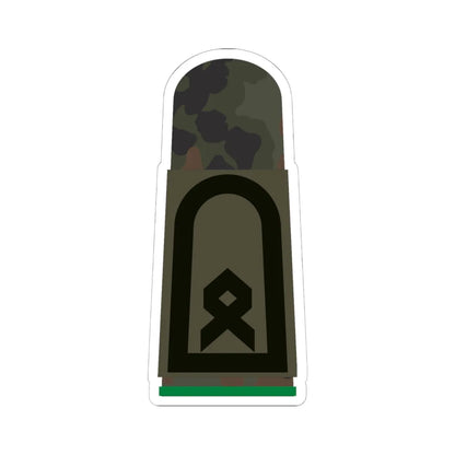 HA OS5 33 Hauptfeldwebel PzGren (Germany) (Military Rank) STICKER Vinyl Kiss-Cut Decal 6 Inch White - The Sticker Space