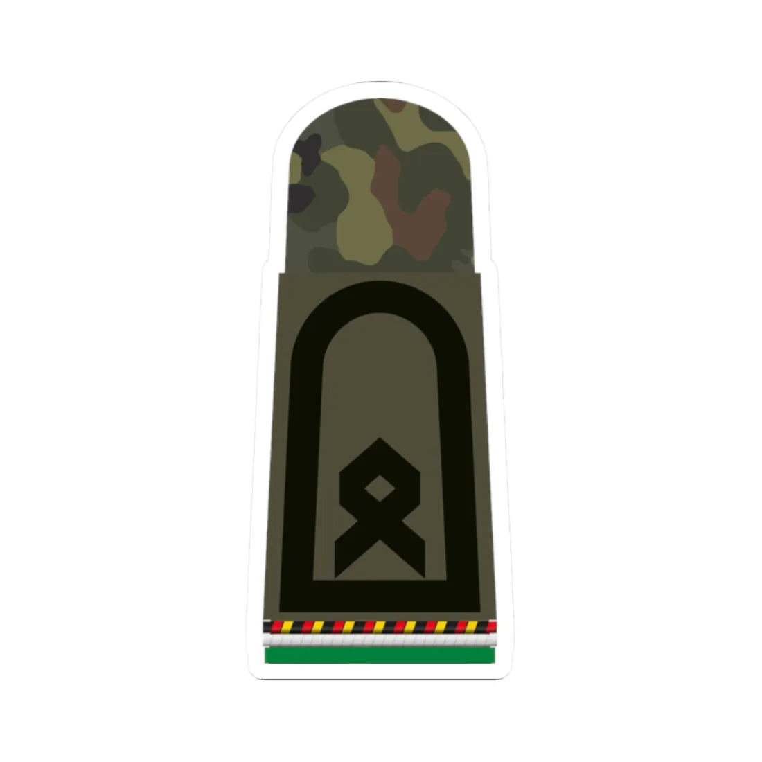 HA OS5 33a Oberfähnrich d.R. PzGren (Germany) (Military Rank) STICKER Vinyl Kiss-Cut Decal 2 Inch White - The Sticker Space