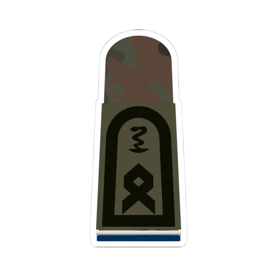 HA OS5 33a Oberfähnrich SanOA San PHx L (Germany) (Military Rank) STICKER Vinyl Kiss-Cut Decal 4 Inch White - The Sticker Space