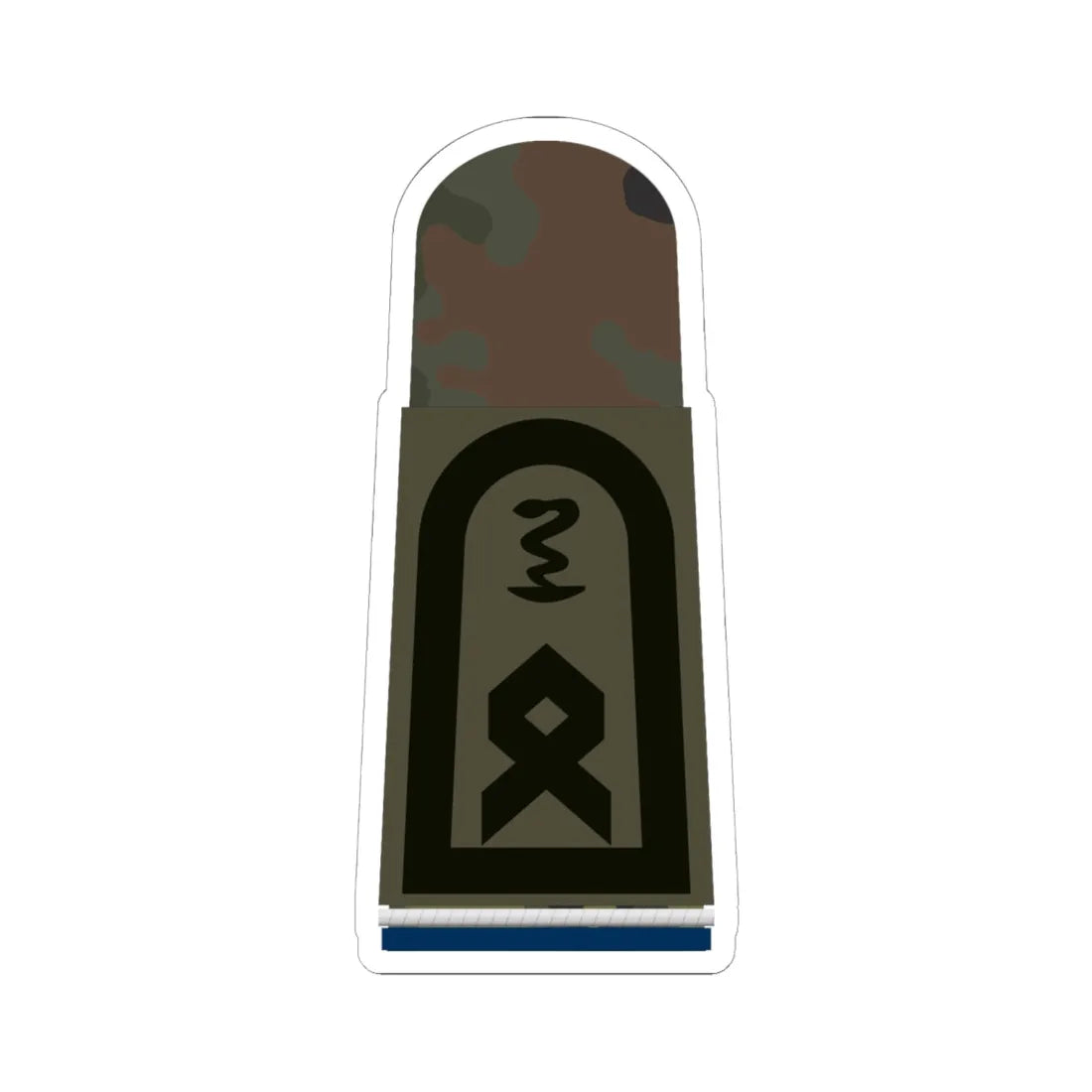 HA OS5 33a Oberfähnrich SanOA San PHx L (Germany) (Military Rank) STICKER Vinyl Kiss-Cut Decal 6 Inch White - The Sticker Space