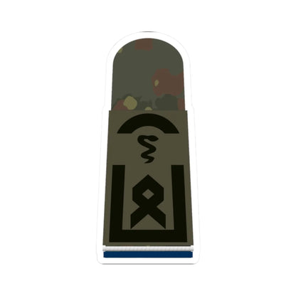 HA OS5 33a Oberfähnrich SanOA San TM R (Military Rank) STICKER Vinyl Kiss-Cut Decal 2 Inch White - The Sticker Space