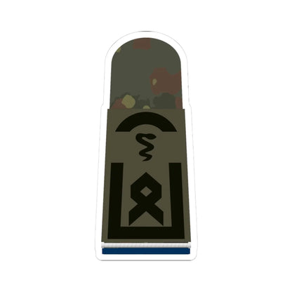 HA OS5 33a Oberfähnrich SanOA San TM R (Military Rank) STICKER Vinyl Kiss-Cut Decal 3 Inch White - The Sticker Space