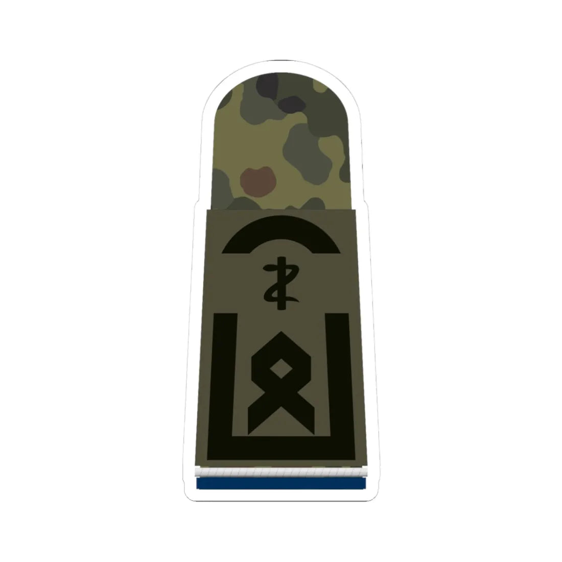 HA OS5 33a Oberfähnrich SanOA San ZM L (Military Rank) STICKER Vinyl Kiss-Cut Decal 3 Inch White - The Sticker Space