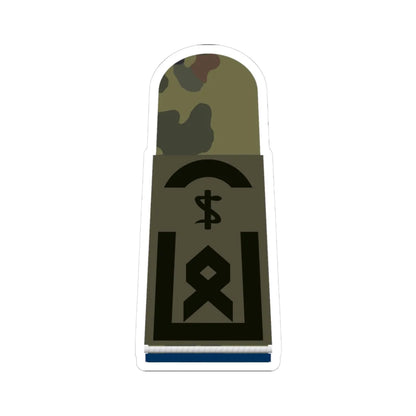 HA OS5 33a Oberfähnrich SanOA San ZM R (Military Rank) STICKER Vinyl Kiss-Cut Decal 3 Inch White - The Sticker Space