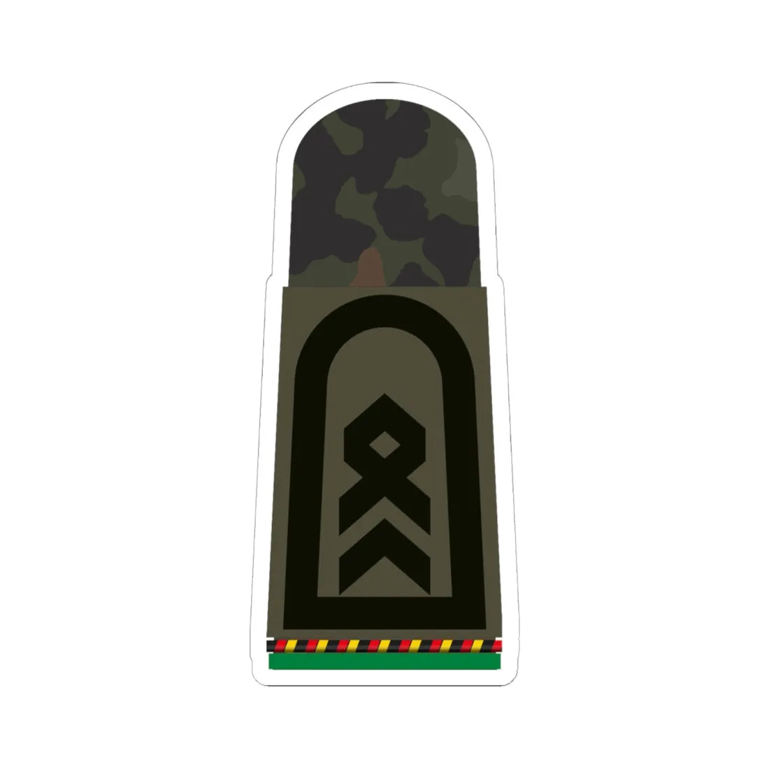 HA OS5 34 Stabsfeldwebel d.R. PzGren (Germany) (Military Rank) STICKER Vinyl Kiss-Cut Decal 6 Inch White - The Sticker Space