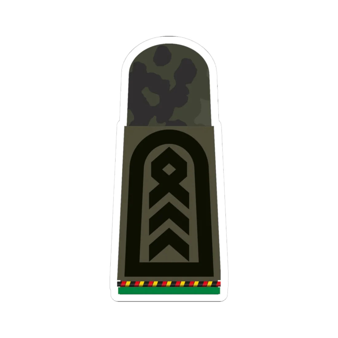 HA OS5 35 Oberstabsfeldwebel d.R. PzGren (Military Rank) STICKER Vinyl Kiss-Cut Decal 3 Inch White - The Sticker Space