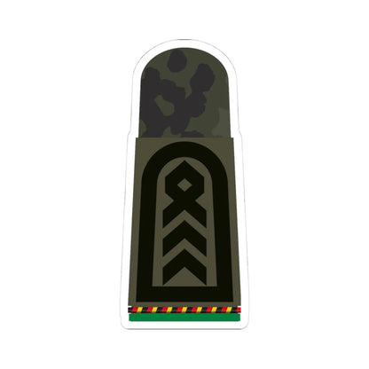 HA OS5 35 Oberstabsfeldwebel d.R. PzGren (Military Rank) STICKER Vinyl Kiss-Cut Decal 4 Inch White - The Sticker Space