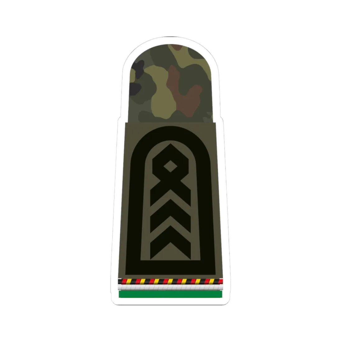 HA OS5 35 Oberstabsfeldwebel ROA PzGren (Military Rank) STICKER Vinyl Kiss-Cut Decal 3 Inch White - The Sticker Space