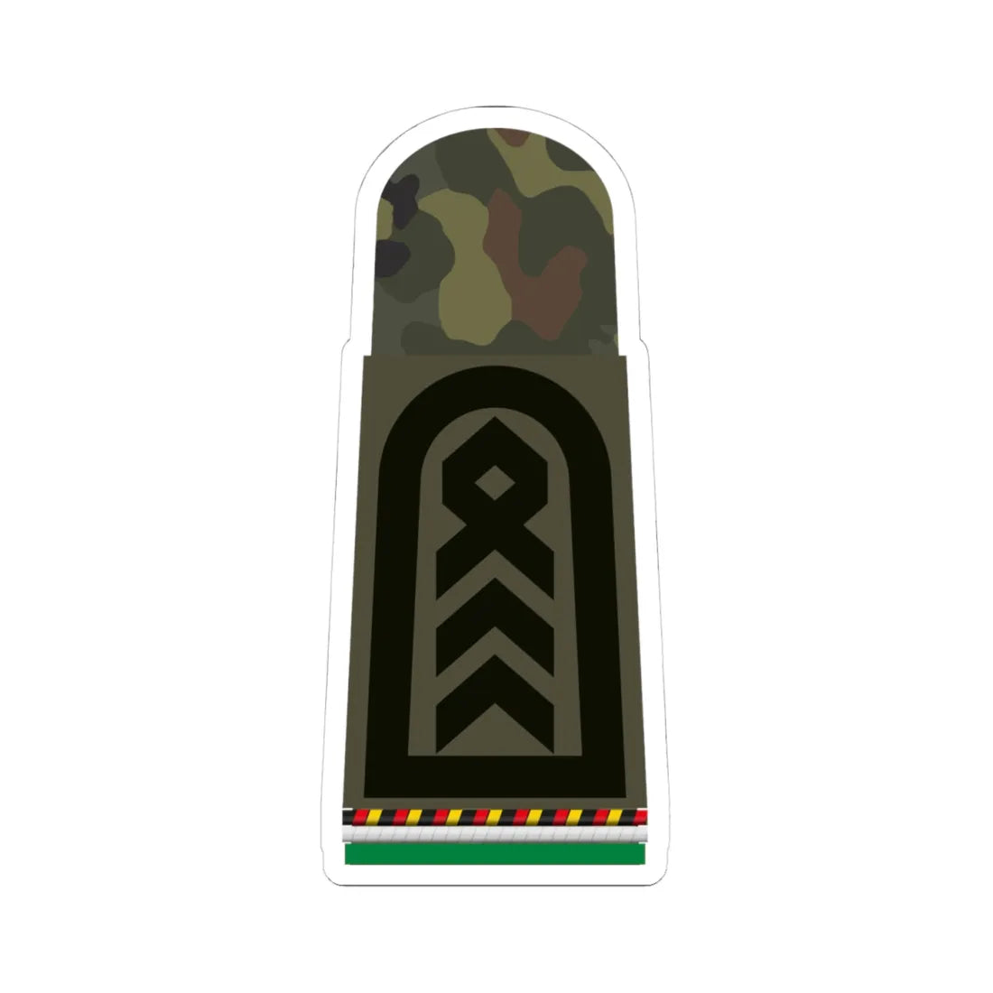 HA OS5 35 Oberstabsfeldwebel ROA PzGren (Military Rank) STICKER Vinyl Kiss-Cut Decal 4 Inch White - The Sticker Space