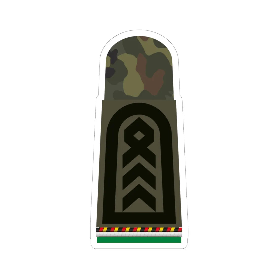 HA OS5 35 Oberstabsfeldwebel ROA PzGren (Military Rank) STICKER Vinyl Kiss-Cut Decal 6 Inch White - The Sticker Space