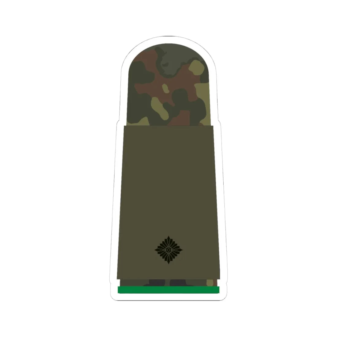 HA OS5 41 Leutnant PzGren (Germany) (Military Rank) STICKER Vinyl Kiss-Cut Decal 4 Inch White - The Sticker Space