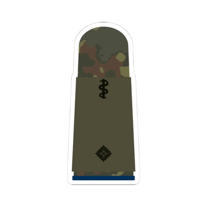 HA OS5 41 Leutnant SanOA San HMx L (Military Rank) STICKER Vinyl Kiss-Cut Decal 4 Inch White - The Sticker Space