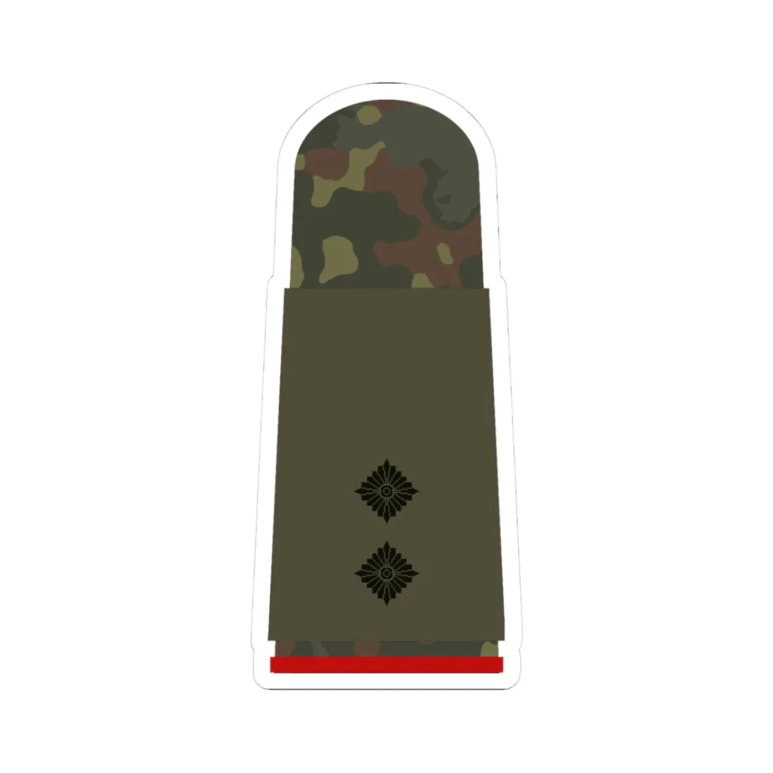 HA OS5 42 Oberleutnant Art (Germany) (Military Rank) STICKER Vinyl Kiss-Cut Decal 3 Inch White - The Sticker Space