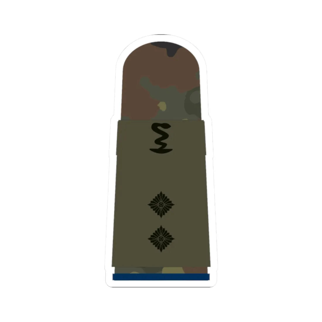 HA OS5 42 Oberleutnant SanOA San PH R (Germany) (Military Rank) STICKER Vinyl Kiss-Cut Decal 2 Inch White - The Sticker Space
