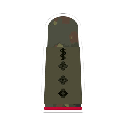 HA OS5 43b Stabsarzt i.G. HMx R (Military Rank) STICKER Vinyl Kiss-Cut Decal 3 Inch White - The Sticker Space