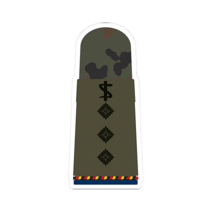 HA OS5 43c Stabsarzt d.R. San ZM R (Military Rank) STICKER Vinyl Kiss-Cut Decal 3 Inch White - The Sticker Space