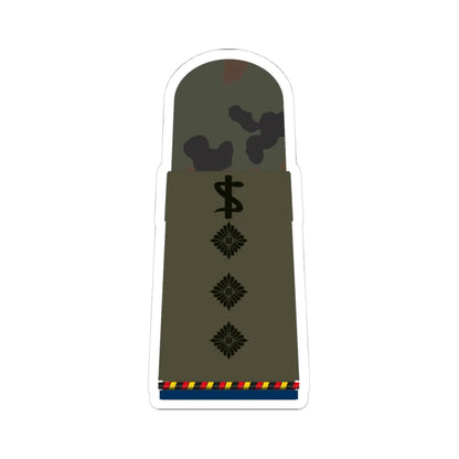 HA OS5 43c Stabsarzt d.R. San ZM R (Military Rank) STICKER Vinyl Kiss-Cut Decal 4 Inch White - The Sticker Space